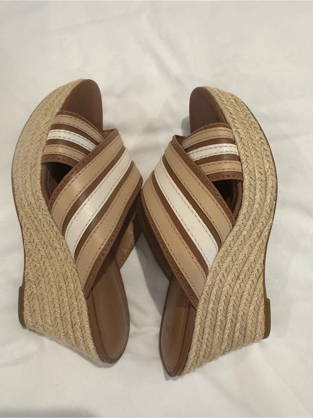 Coach leather slide